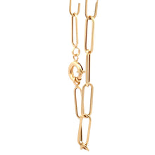 Load image into Gallery viewer, 18K Yellow Gold Bracelet Paperclip Size 7.5 inches 3 grams - Rafant