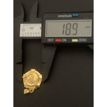 Load image into Gallery viewer, 18K Gold Pendant Queen Crown Heart 1.48 grams - Rafant