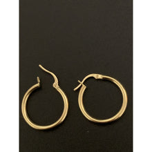 Load image into Gallery viewer, 18K Gold Earrings Hoops Loops 1.29 grams - Rafant