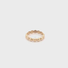 Load and play video in Gallery viewer, 18K Yellow Gold Ring 1.10 grams Size 5