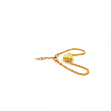Load image into Gallery viewer, 21K Gold Bracelet Puffed Heart Size 6.5 inches plus One Inch Extension - Rafant