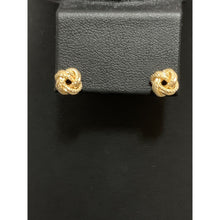 Load image into Gallery viewer, 18K Gold Earrings Stud Knot Small - Rafant