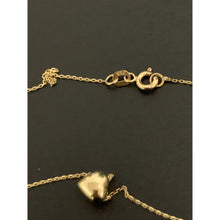 Load image into Gallery viewer, 18K Gold Necklace Chain 16.50 inches with Heart Pendant 1.68 grams - Rafant