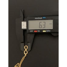 Load image into Gallery viewer, 18K Gold Necklace Twisted Chain 17.5 inches with Infinity Pendant 1.48 grams - Rafant