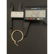 Load image into Gallery viewer, 18K Gold Earrings Hoops Loops 1.55 grams - Rafant
