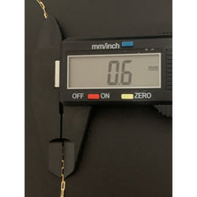 Load image into Gallery viewer, 18K Gold Necklace Chain Paperclips 1.62 grams 18 inches - Rafant