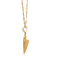 Load image into Gallery viewer, 18K Gold Necklace Chain 17.75 inches Pendant Heart 1.21 grams - Rafant