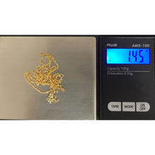 Load image into Gallery viewer, 18K Gold Necklace Chain 18" with Angel Pendant 1.45 grams - Rafant