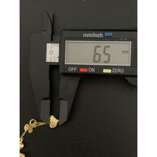 Load image into Gallery viewer, 18K Gold Bracelet Heart Charms 7.25 inches 1.94 grams - Rafant