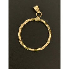 Load image into Gallery viewer, 18K Gold Pendant Circle Round 1.05 grams - Rafant