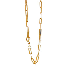 Load image into Gallery viewer, 18K Gold Bracelet Paperclip Size 7 inches - Rafant