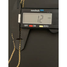 Load image into Gallery viewer, 18K Gold Necklace Chain 17.50 inches with Puffed Heart Pendant 1.94 grams - Rafant