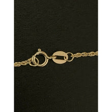 Load image into Gallery viewer, 18K Saudi Gold Necklace Chain 17.75" w/ Mother Mary Pendant 1.82 grams - Rafant