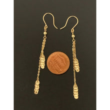 Load image into Gallery viewer, 18K Gold Earrings Dangling 1.38 grams - Rafant