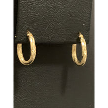 Load image into Gallery viewer, 18K Gold Earrings Hoops Loops Small 0.87 grams - Rafant