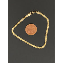 Load image into Gallery viewer, 18K Gold Chain Bracelet Size 7 inches 1.85 grams - Rafant