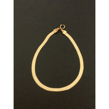 Load image into Gallery viewer, 18K Gold Bracelet Flat Chain 7.5 inches 3.03 grams - Rafant