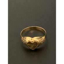 Load image into Gallery viewer, 18K Gold Ring Heart 1.64 grams Size 10 - Rafant