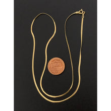 Load image into Gallery viewer, 18K Gold Necklace Chain 18 inches 1.37 grams Lightweight - Rafant