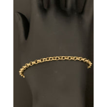 Load image into Gallery viewer, 18K Gold Bracelet Rolo Link Chain 2.58 grams Size 7.5 inches - Rafant