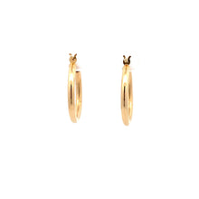 Load image into Gallery viewer, 18K Yellow Gold Earrings Hoops Small Plain 2.02 grams - Rafant