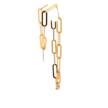 Load image into Gallery viewer, 18K Yellow Gold Bracelet Paperclip Size 7 inches 1.72 grams - Rafant