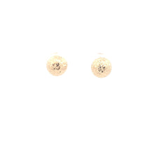 Load image into Gallery viewer, 18K Yellow Gold Earrings Stud Balls Textured 0.91 grams - Rafant