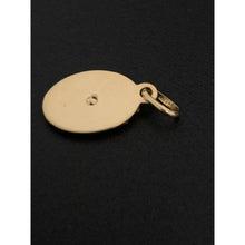 Load image into Gallery viewer, 18K Gold Pendant Oval Jesus Christ White Yellow Rose Gold 1.73 grams with Defects - Rafant