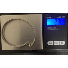 Load image into Gallery viewer, 18K Gold Bracelet Soft Bangle Flexible White Gold 2.36 grams 7 inches - Rafant