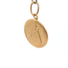 Load image into Gallery viewer, 18K Gold Pendant Round Mother Mary Baby Jesus - Rafant