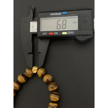 Load image into Gallery viewer, 24K Gold Money Bag Lucky Charm Bracelet Tiger Eye Gemstones - Rafant