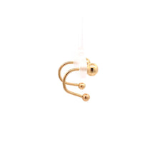 Load image into Gallery viewer, 18K Yellow Gold Earrings Balls Screw 1.27 grams - Rafant