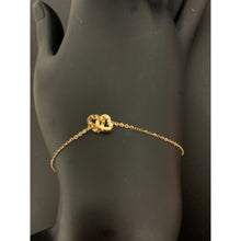 Load image into Gallery viewer, 18K Gold Bracelet Double Heart Size 7.5 inches 0.69 grams - Rafant
