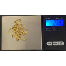 Load image into Gallery viewer, 18K Gold Necklace Chain 18 inches 2.74 grams - Rafant