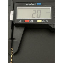 Load image into Gallery viewer, New Real 18K Saudi Gold Cable Chain Necklace 18" Item#271 - Rafant