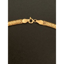 Load image into Gallery viewer, 18K Gold Necklace Omega Mesh Soft 18 inches 4.45 grams - Rafant