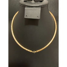 Load image into Gallery viewer, 18K Gold Necklace Omega Mesh Soft 18 inches 4.45 grams - Rafant