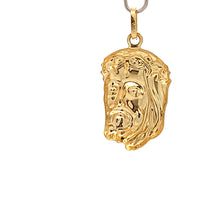 Load image into Gallery viewer, 18K Yellow Gold Pendant Face of Jesus Christ - Rafant