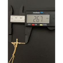 Load image into Gallery viewer, 18K Gold Necklace Chain 17.50 inches with Cross Pendant 1.57 grams - Rafant