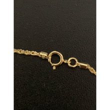 Load image into Gallery viewer, 18K Gold Necklace Chain 17.50 inches with Cross Pendant 1.57 grams - Rafant