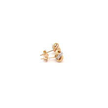 Load image into Gallery viewer, 18K Yellow Gold Earrings Stud Knot 1.22 grams Small - Rafant