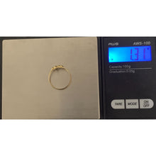 Load image into Gallery viewer, 18K Gold Ring Cross 1.31 grams Size 5 - Rafant