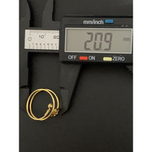 Load image into Gallery viewer, 18K Gold Ring Spiral Flower 1.21 grams Size 8 - Rafant