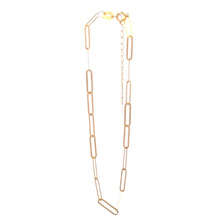 Load image into Gallery viewer, 18K Gold Bracelet Paperclip 6.5 inches plus 1 inch - Rafant