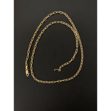 Load image into Gallery viewer, 18K Yellow Gold Necklace Chain Link 19 inches - Rafant