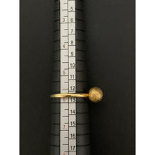 Load image into Gallery viewer, 18K Gold Ring Ball 1.24 grams Size 5.75 - Rafant