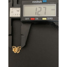 Load image into Gallery viewer, 18K Gold Earrings Pendant Butterfly Sets 1.92 grams - Rafant