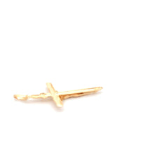 Load image into Gallery viewer, 18K Yellow Gold Pendant Cross Jesus Christ Religious 1.32 grams - Rafant