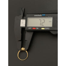 Load image into Gallery viewer, 18K Gold Ring Half Ball White Yellow Gold 1.71 grams Size 5 - Rafant