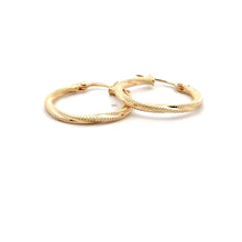 Load image into Gallery viewer, 18K Gold Earrings Hoops Loops Fine Jewelry - Rafant